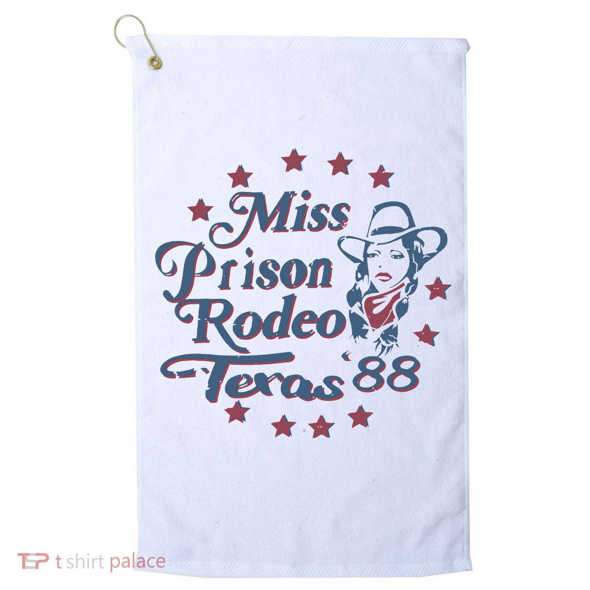 Miss Texas Prison Rodeo Southern Country Music Golf Towel