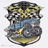 Monster Truck Retro Distressed Vintage Monster Truck T-Shirt thumb 7