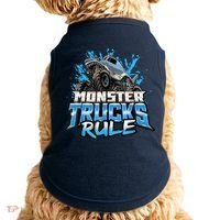 Monster Truck Rule Doggie Tank thumb 0