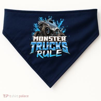 Monster Truck Rule USA-Made Doggie Bandana