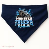 Monster Truck Rule USA-Made Doggie Bandana thumb 0