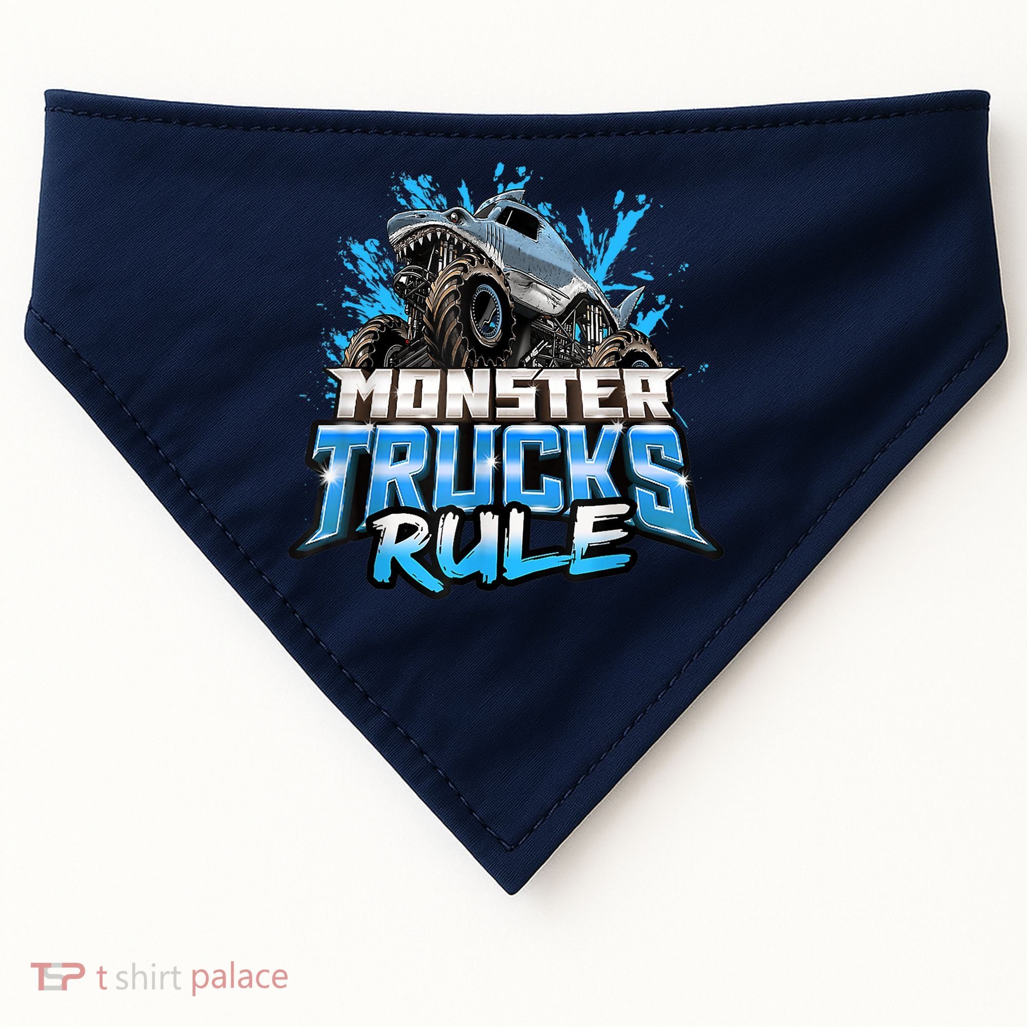 Monster Truck Rule USA-Made Doggie Bandana