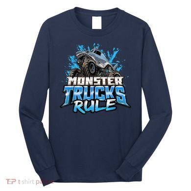 Monster Truck Rule Long Sleeve Shirt