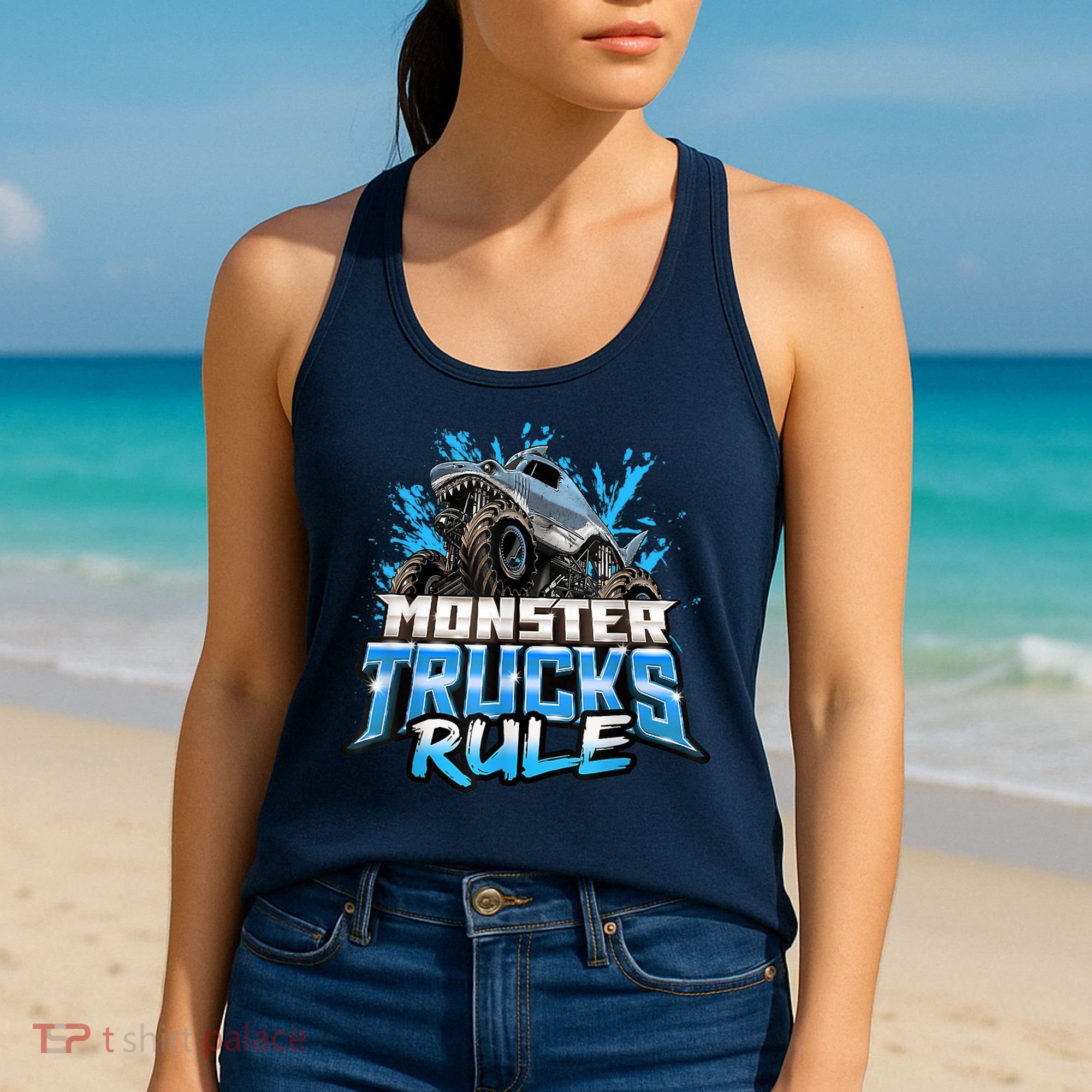 Monster Truck Rule Women's Tank Top