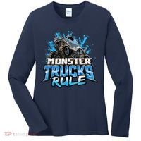 Monster Truck Rule Women's Long Sleeve Shirt thumb 0