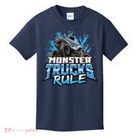 Monster Truck Rule Kids T-Shirt thumb 0