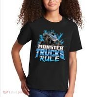 Monster Truck Rule Kids T-Shirt thumb 2