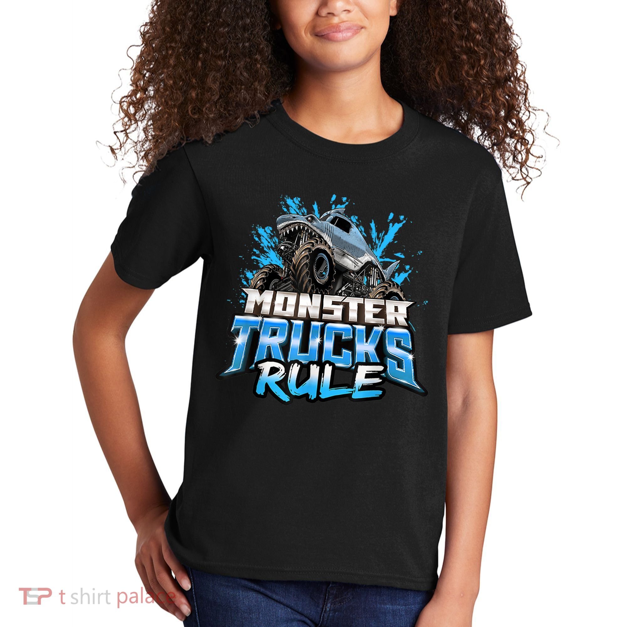 Monster Truck Rule Kids T-Shirt