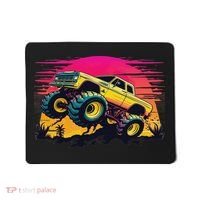 Monster Truck Retro Sunset Monster Trucks Mousepad thumb 0