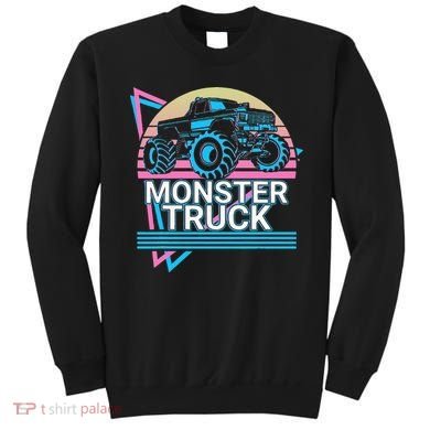 Monster Truck Retro Sweatshirt