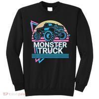 Monster Truck Retro Sweatshirt thumb 0