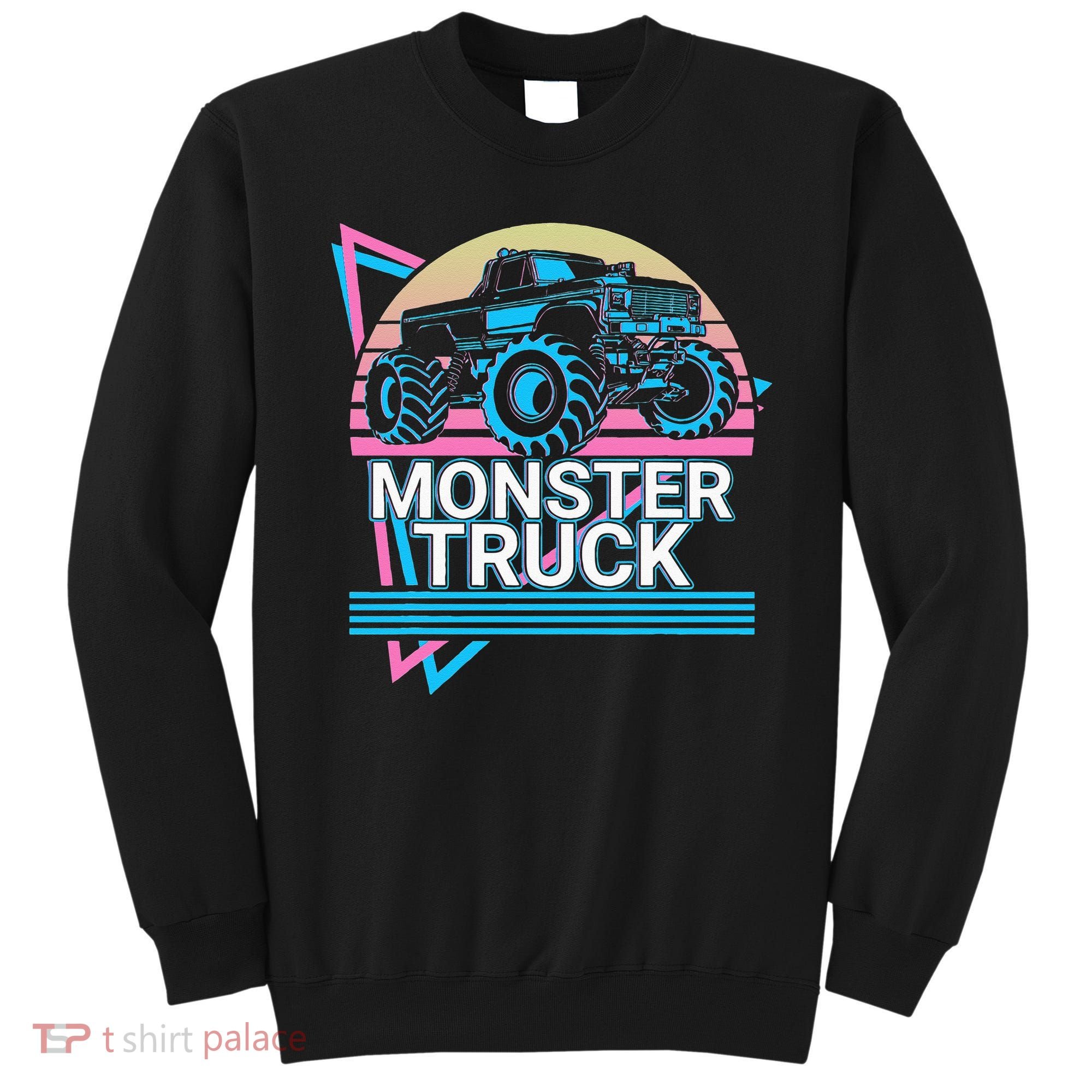 Monster Truck Retro Sweatshirt
