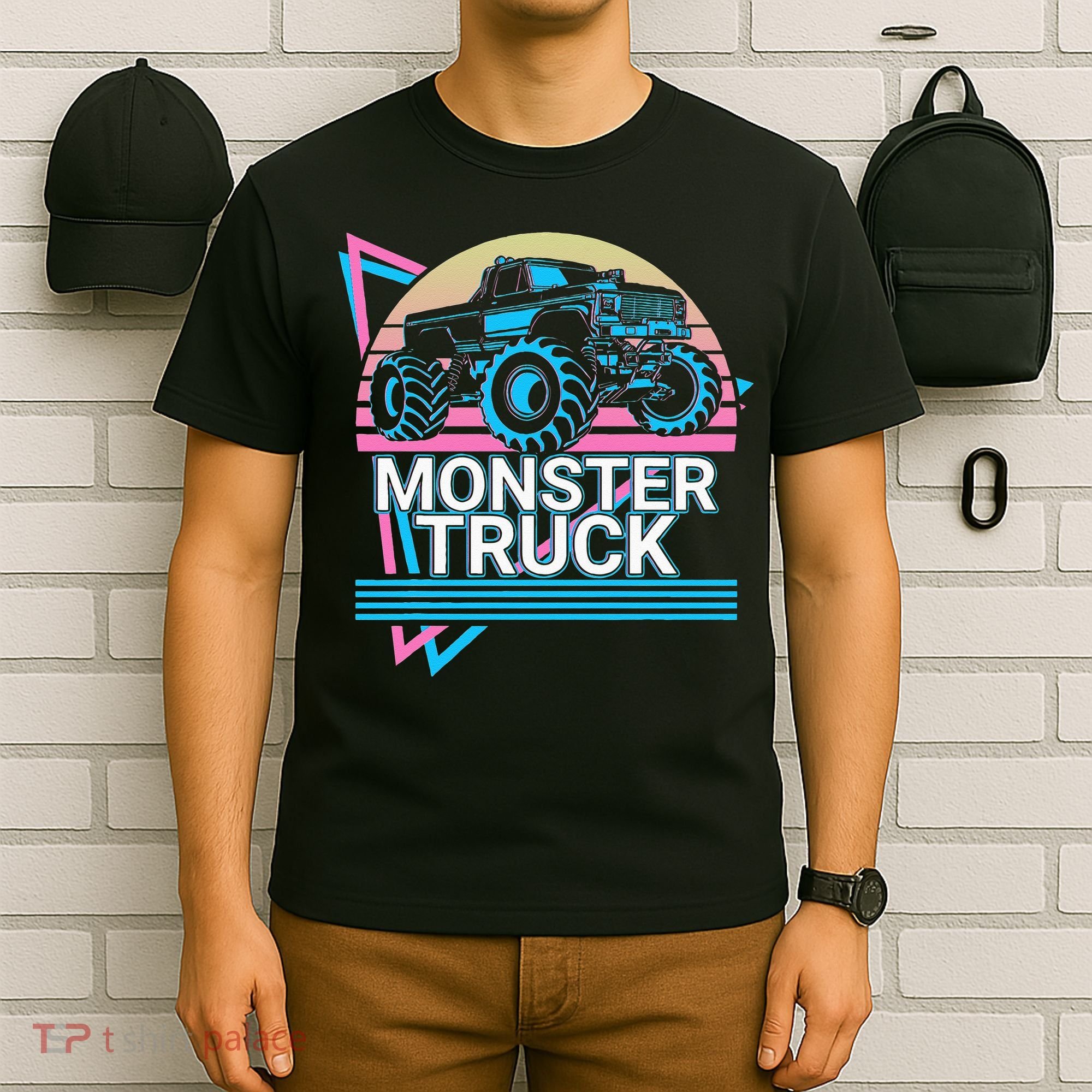 Monster Truck Retro T-Shirt