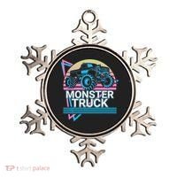 Monster Truck Retro Ornament thumb 0