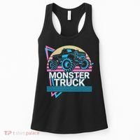 Monster Truck Retro Women's Tank Top thumb 0