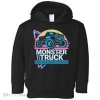 Monster Truck Retro Toddler Hoodie thumb 0