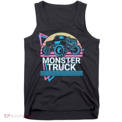 Monster Truck Retro Tank Top