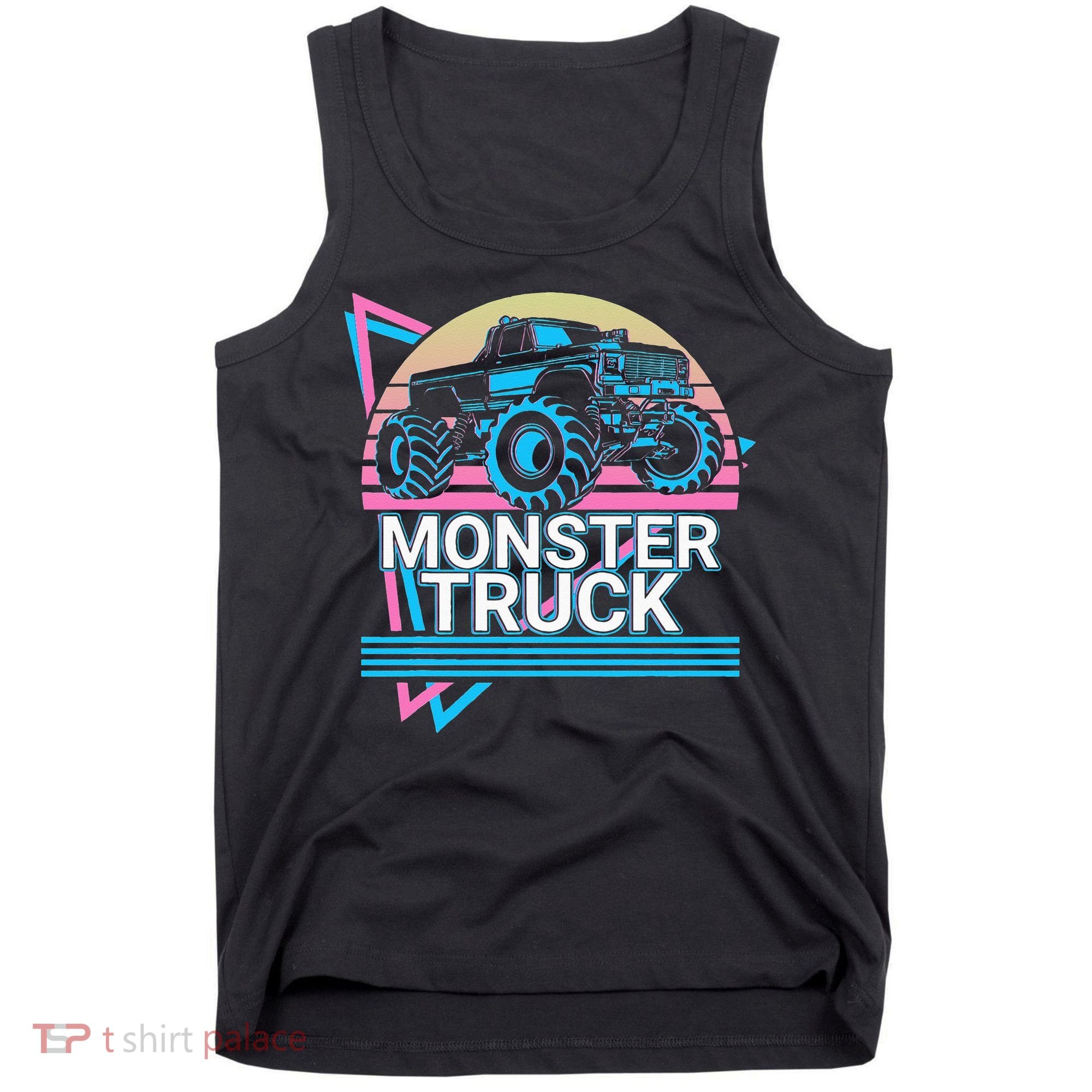 Monster Truck Retro Tank Top