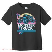 Monster Truck Retro Toddler T-Shirt thumb 0