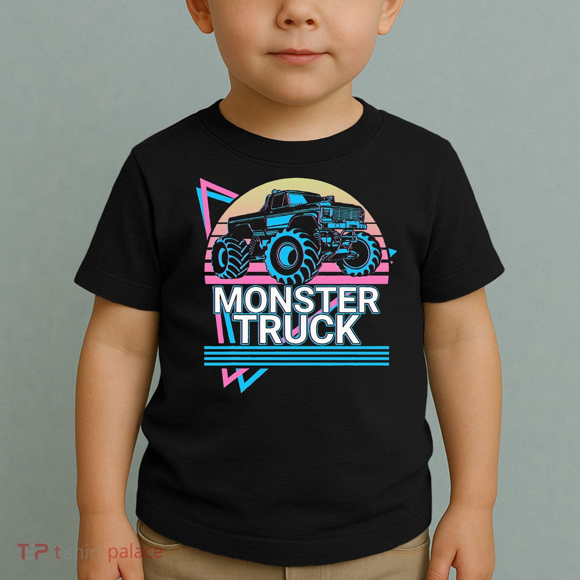 Monster Truck Retro Toddler T-Shirt