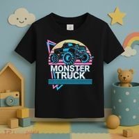 Monster Truck Retro Toddler T-Shirt thumb 3