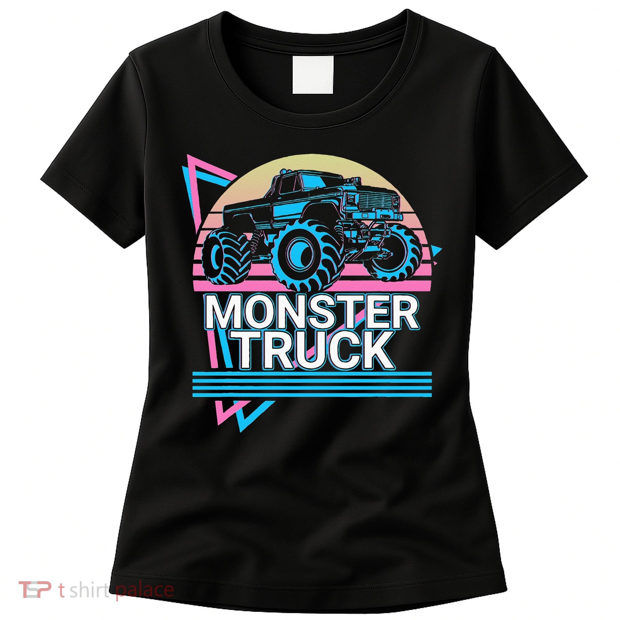 Monster Truck Retro Women's T-Shirt