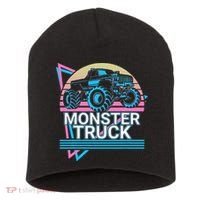 Monster Truck Retro Short Acrylic Beanie thumb 0