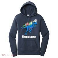 Menorasaurus T Rex Hanukkah Funny Dino Women's Hoodie thumb 0