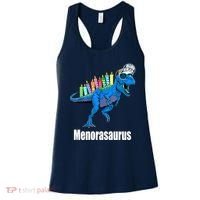 Menorasaurus T Rex Hanukkah Funny Dino Women's Tank Top thumb 0