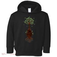 Musical Tree Root Guitar Toddler Hoodie thumb 0
