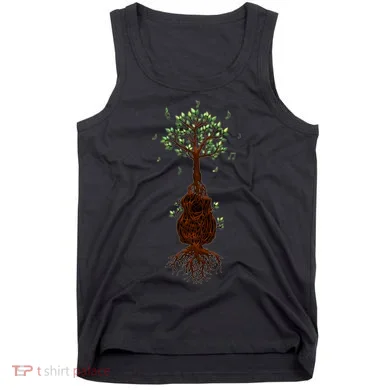 Musical Tree Root Guitar Tank Top