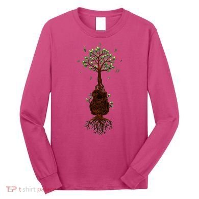 Musical Tree Root Guitar Long Sleeve Shirt