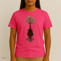 Musical Tree Root Guitar T-Shirt thumb 4