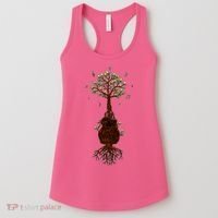 Musical Tree Root Guitar Women's Tank Top thumb 0