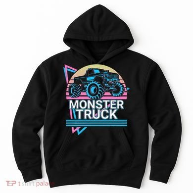 Monster Truck Retro Hoodie