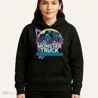 Monster Truck Retro Hoodie thumb 5