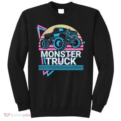 Monster Truck Retro Sweatshirt