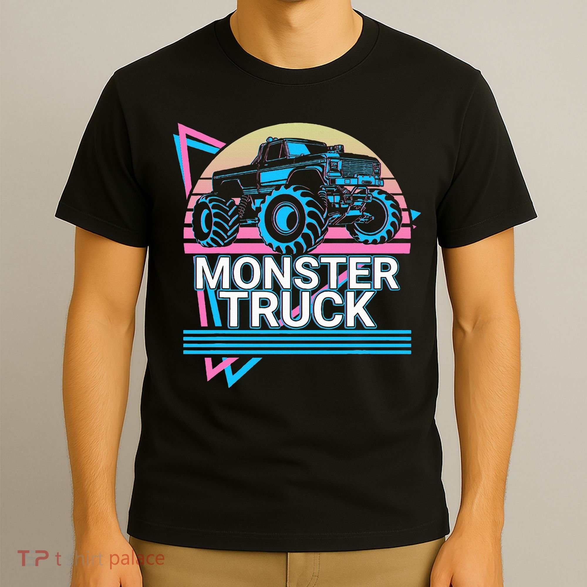 Monster Truck Retro T-Shirt