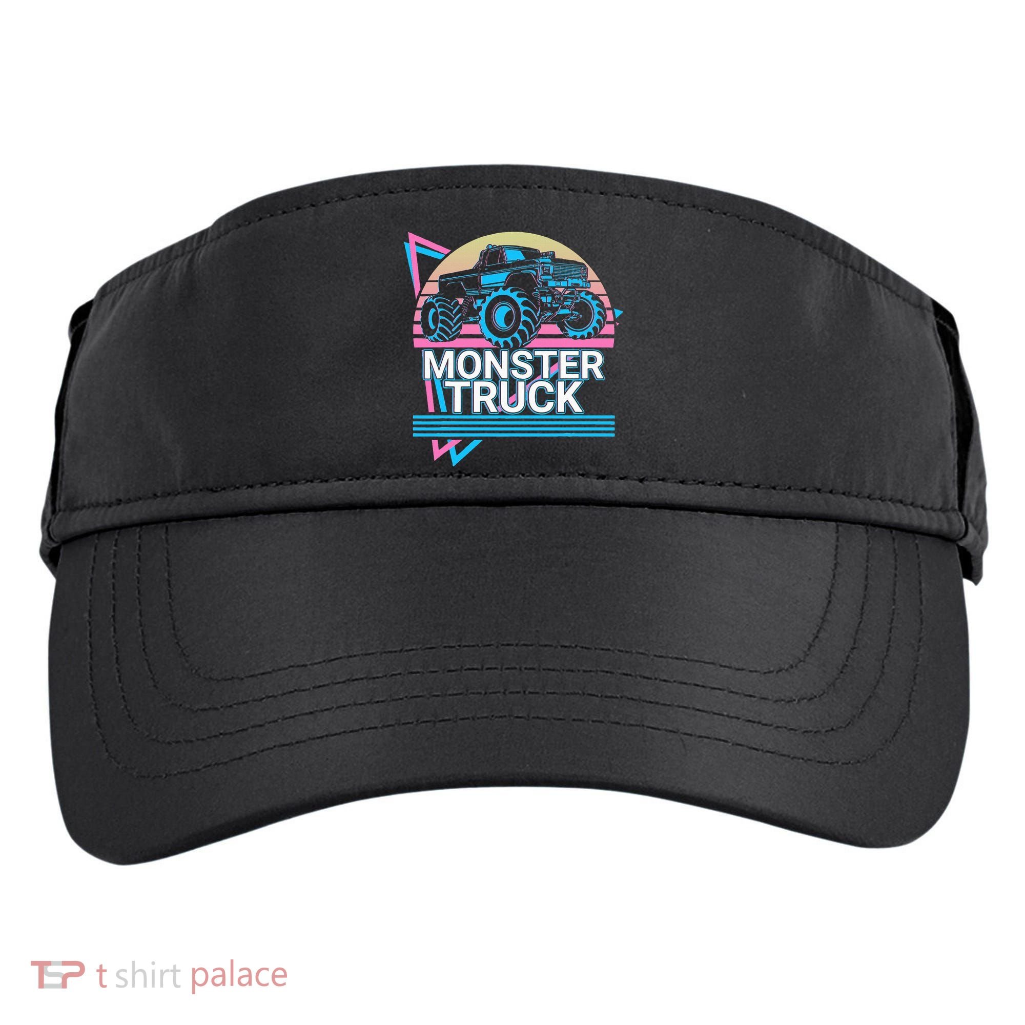 Monster Truck Retro Adult Drive Performance Visor