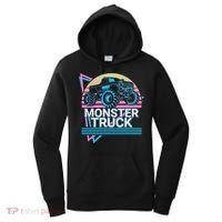 Monster Truck Retro Women's Hoodie thumb 0