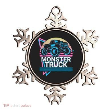 Monster Truck Retro Ornament