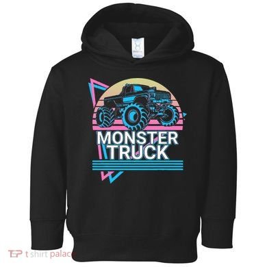 Monster Truck Retro Toddler Hoodie