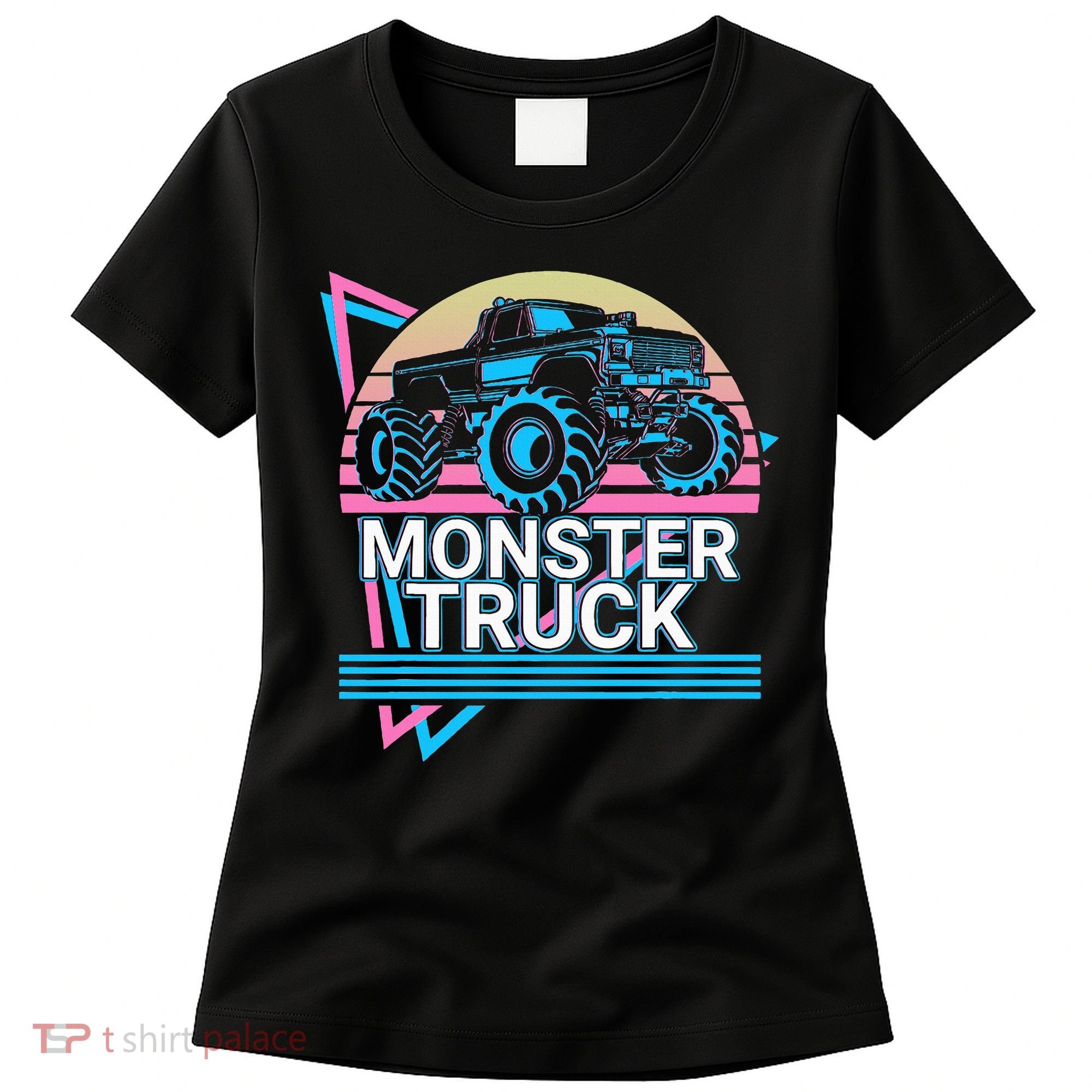 Monster Truck Retro Women's T-Shirt