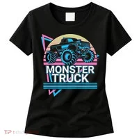 Monster Truck Retro Women's T-Shirt thumb 0