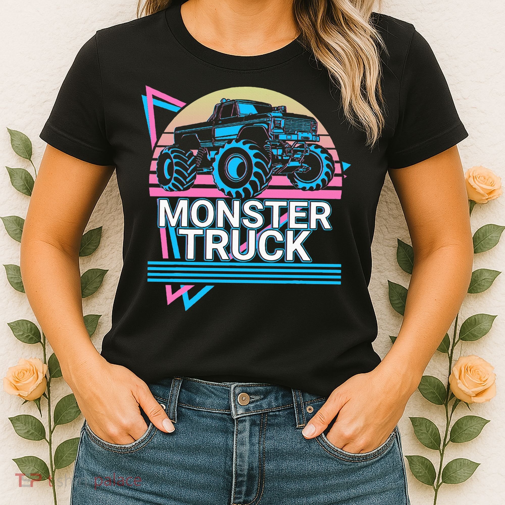 Monster Truck Retro Women's T-Shirt