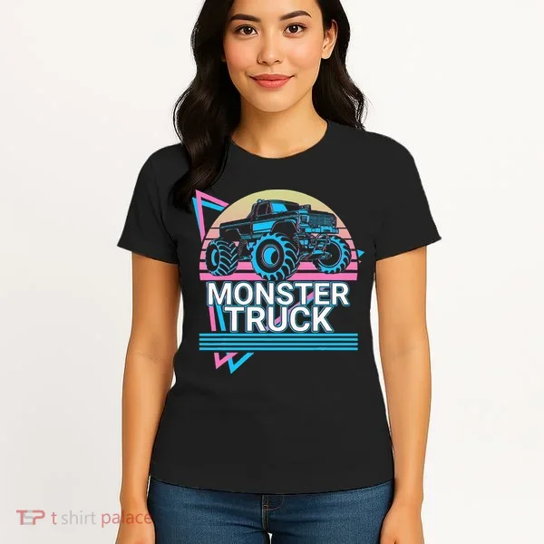 Monster Truck Retro Women's T-Shirt