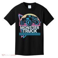 Monster Truck Retro Kids T-Shirt thumb 0