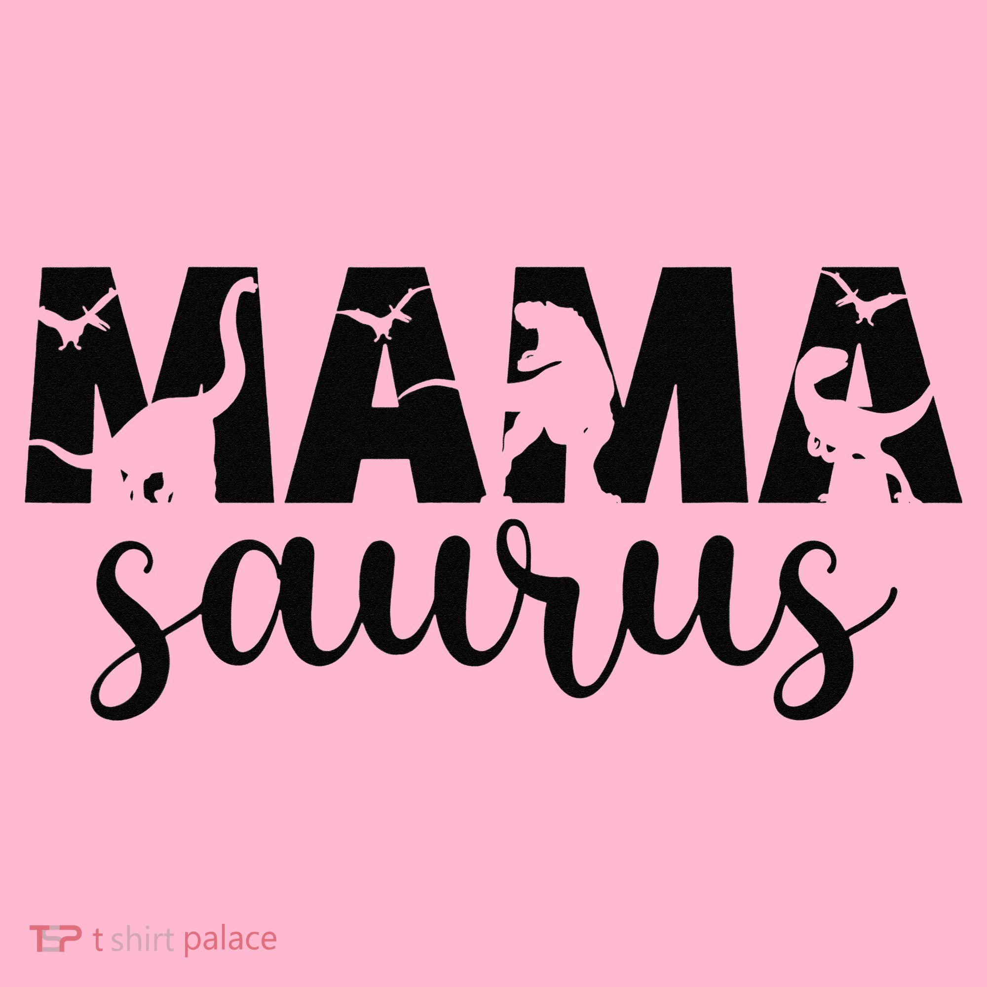 MamaSaurus T rex Dinosaur Funny Mama Saurus Mother's Day Coaster