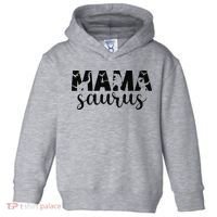 MamaSaurus T rex Dinosaur Funny Mama Saurus Mother's Day Toddler Hoodie thumb 0
