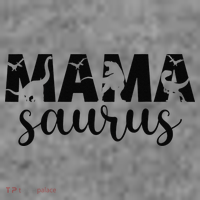 MamaSaurus T rex Dinosaur Funny Mama Saurus Mother's Day Toddler Hoodie thumb 2